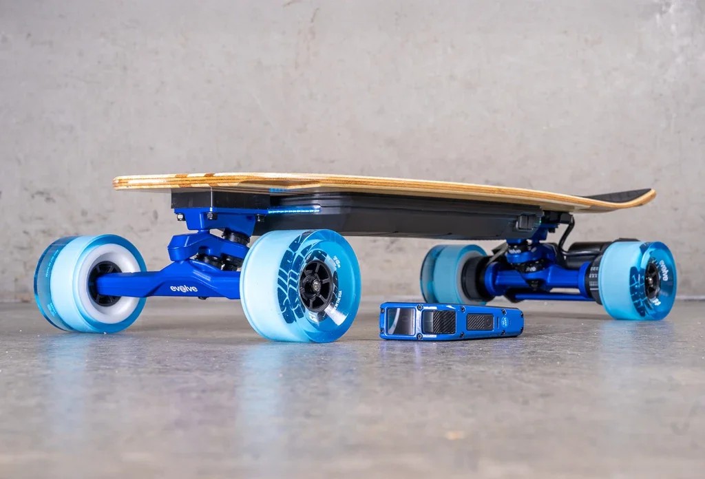 Blue SuperCarve 2 Trucks