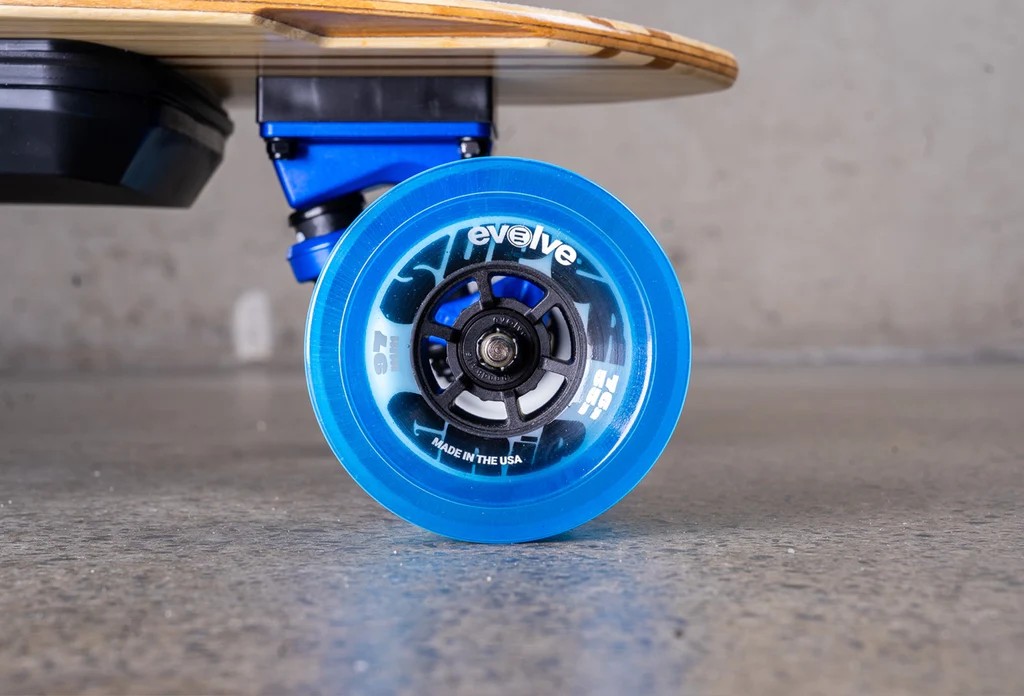 Blue 97mm SuperGrip Street Wheels