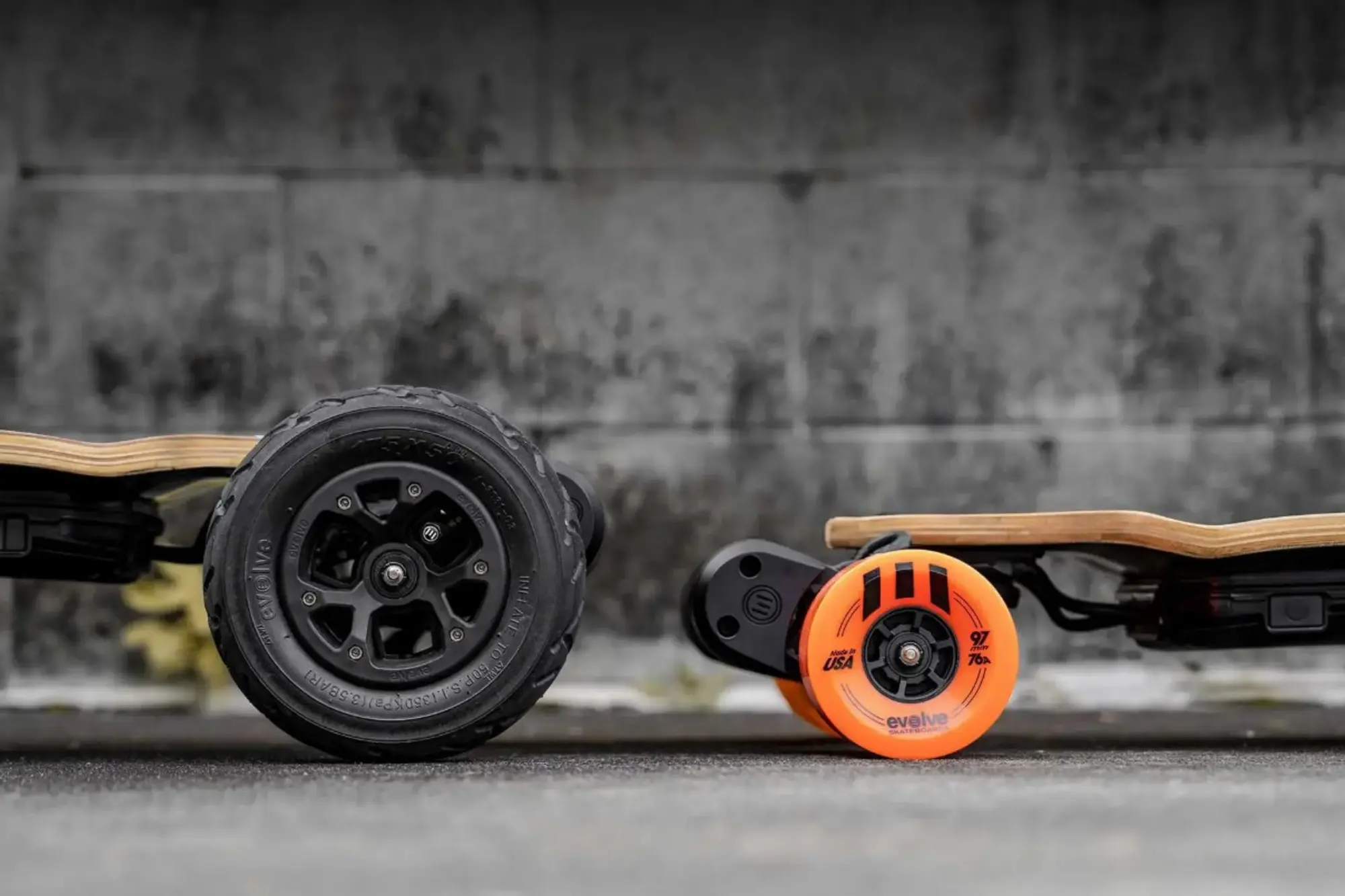 Evolve Diablo Bamboo roues interchangeables