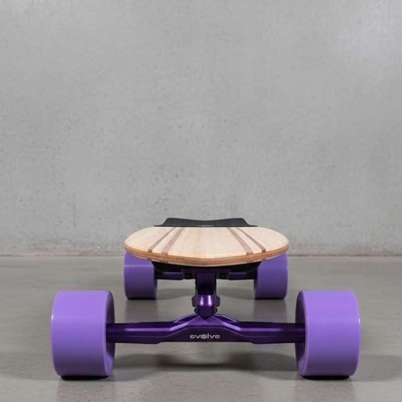 Stoke X Purple Edition - Skateboard électrique Evolve édition limitée violet
