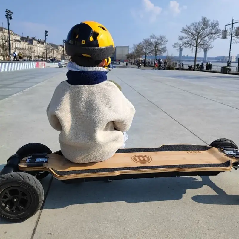 test evolve diablo skateboard électrique 