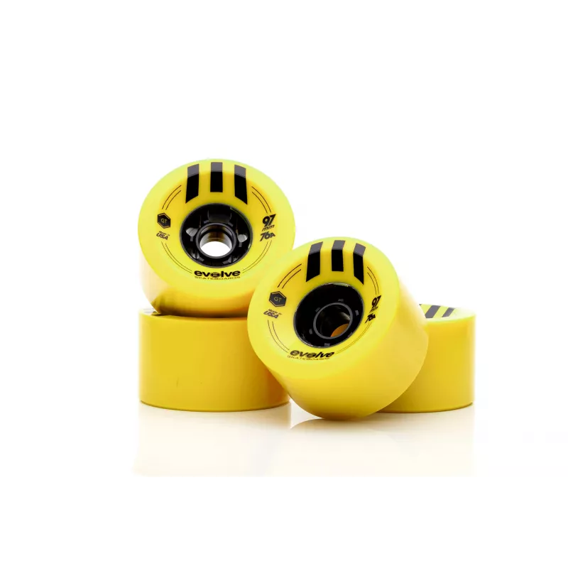 Evolve 97mm hjul kontaktyta detalj